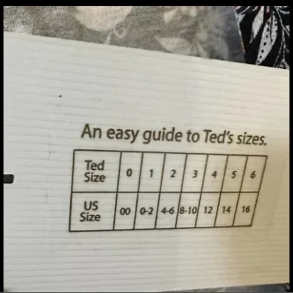 NWT Ted Baker Dracena Black Square Neck Puff Shoulder Printed  Dress Size 12 - Picture 6 of 8